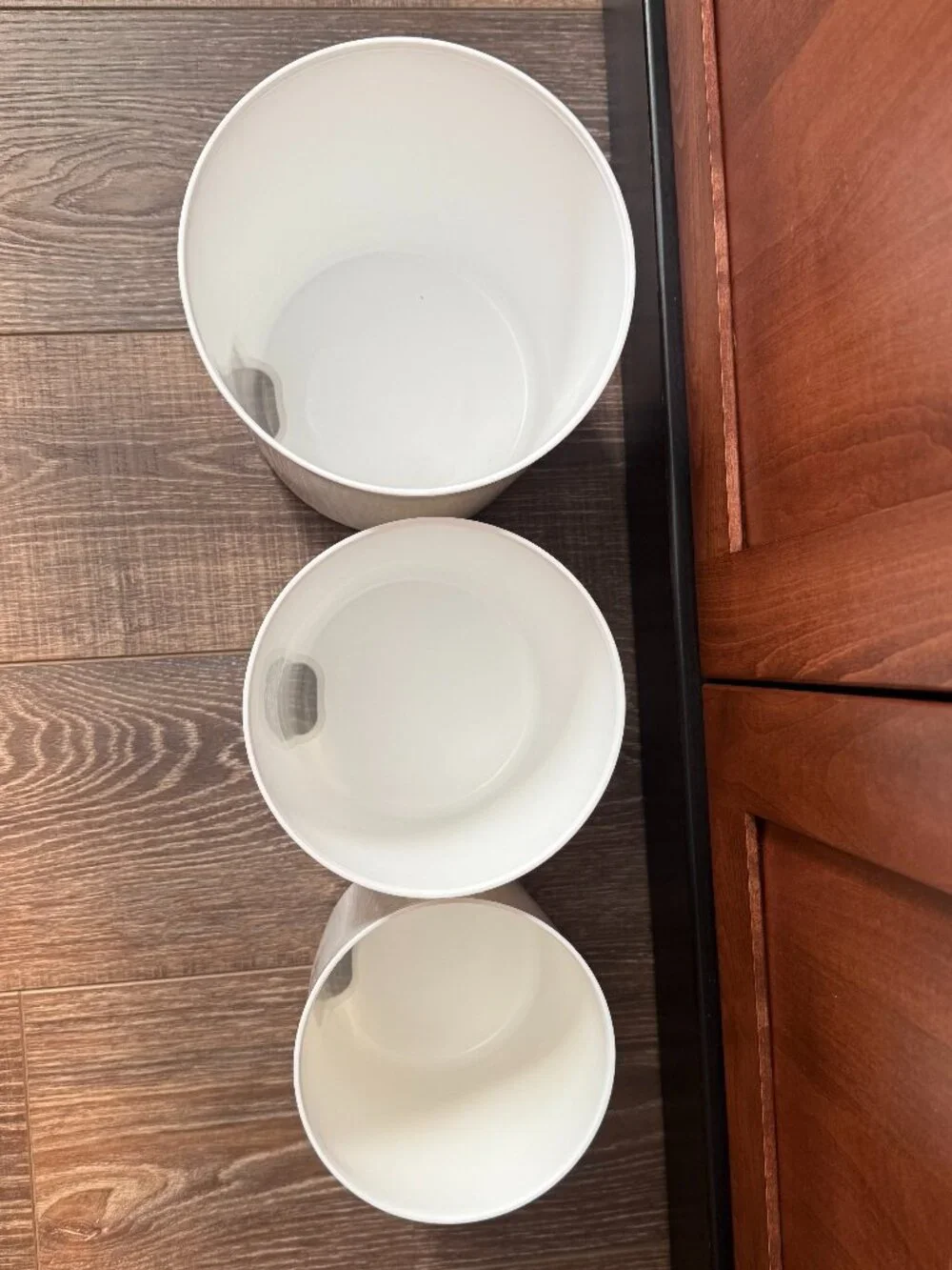 Tupperware One Touch Reminder Canisters – Set of 3